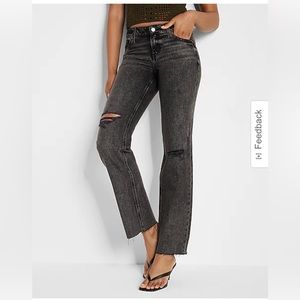 Express low rise black jeans, size 2, never worn!